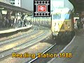 Diesels at Reading Station UK 1988, Before Redevelopment