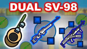 *INSANE* DUAL SV-98 Off SPAWN! || SV-98 + PKP-Pecheneg | Surviv.io