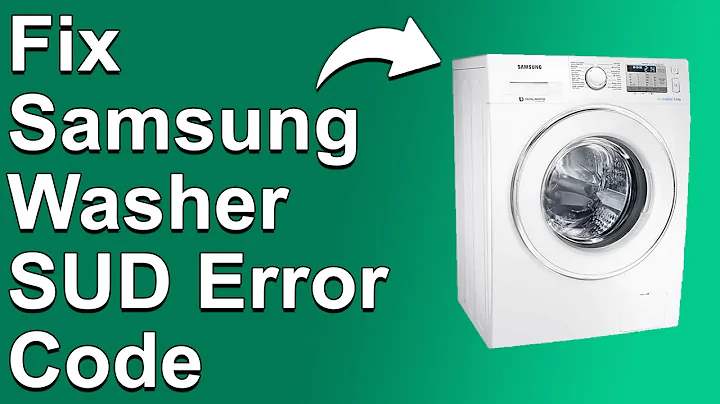 How To Fix The Samsung Washer SUD Error Code - Meaning, Causes, & Solutions (Expert Guide!)
