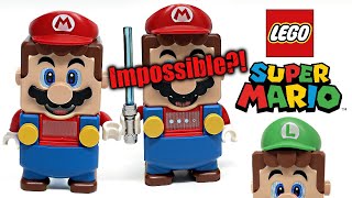 What happens if you connect TWO LEGO Mario together?!