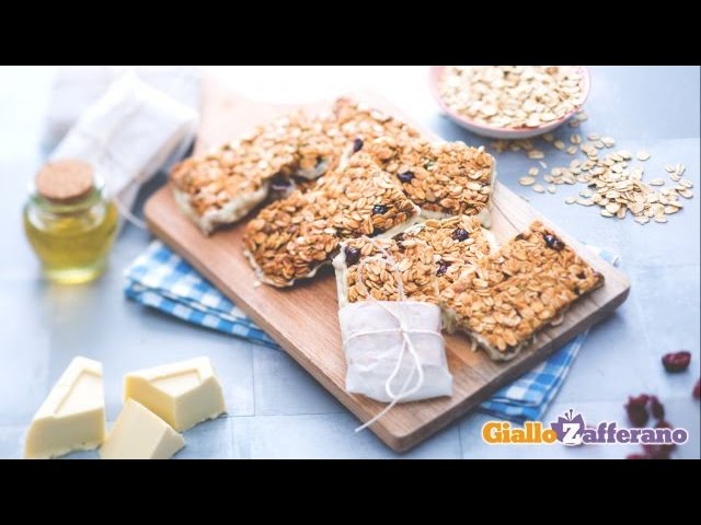 Barrette snack di frutta e cereali - YouTube