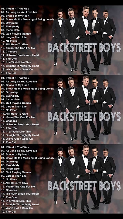 Best Songs Of Backstreet Boys Backstreet Boys Greatest Hits Playlist #shorts