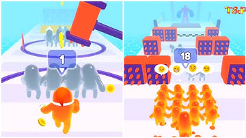 Join Blob Clash 3D Levels 62-65 New Android Games Gameplay 2023, ios Levels Unlock Simulator Trailer