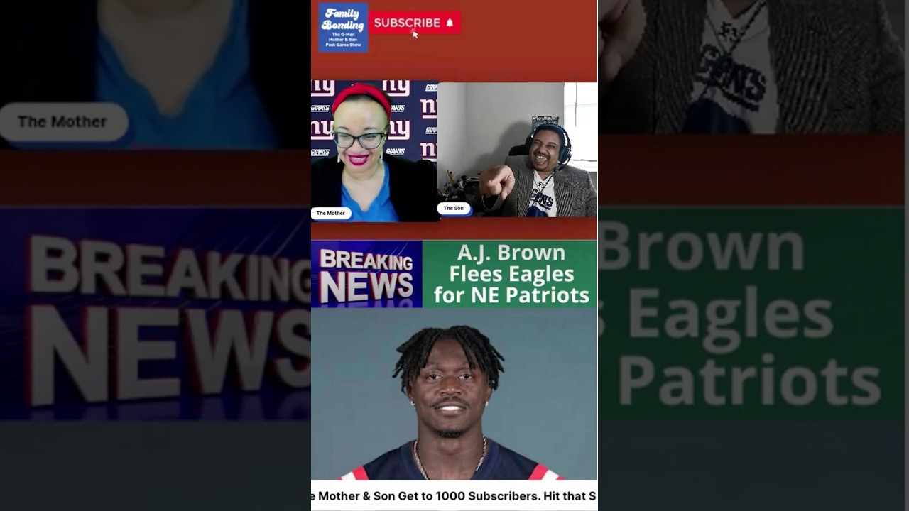 🚨 NY Giants Mother & Son Fans TROLL Philly Eagles Over A.J Brown NE Patriots Signing | NFL News 😂
