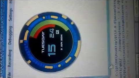 FishbowlFX qml clock prototype