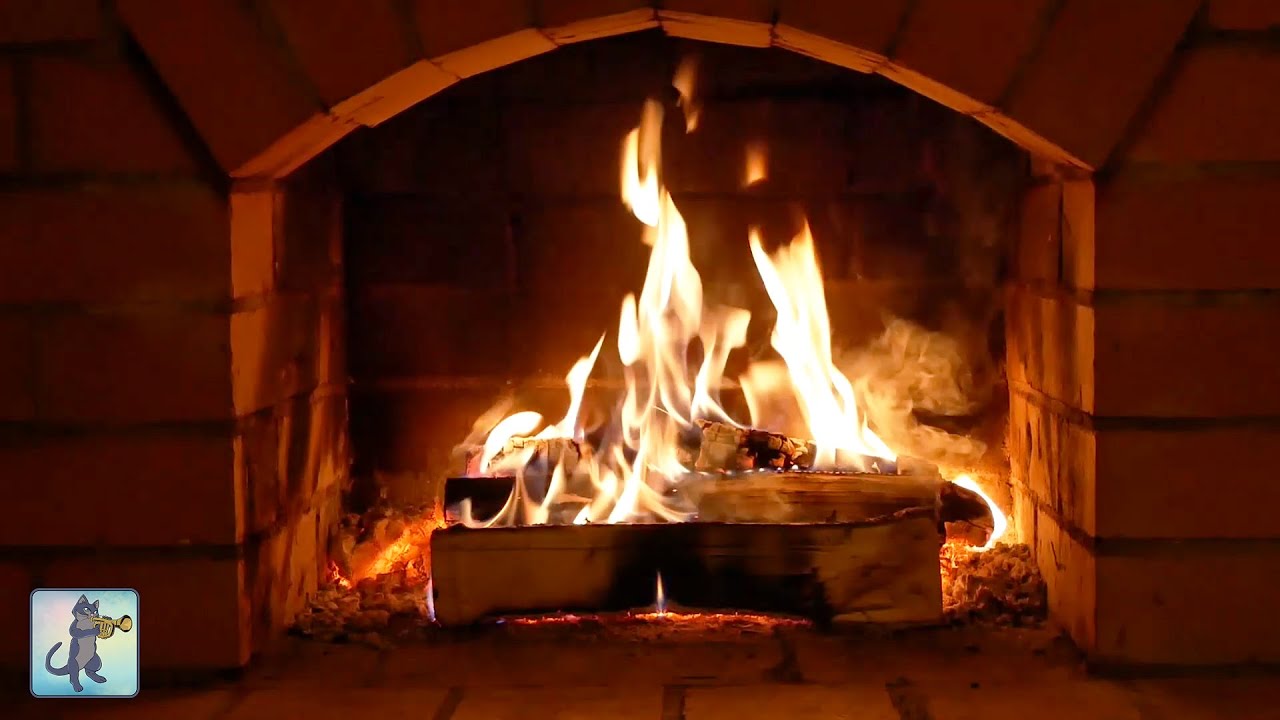 12 Hours Of Relaxing Fireplace Sounds - Burning Fireplace  Crackling Fire Sounds (No Music)