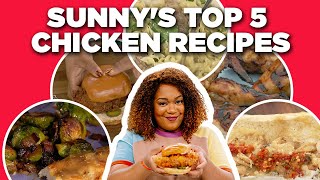 Sunny Anderson's Top 5 Chicken Recipe Videos | The Kitchen | Food Network