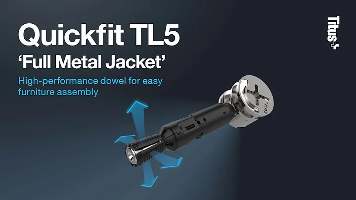 Titus Quickfit Dowel TL5 ‘Full Metal Jacket’ for furniture assembly