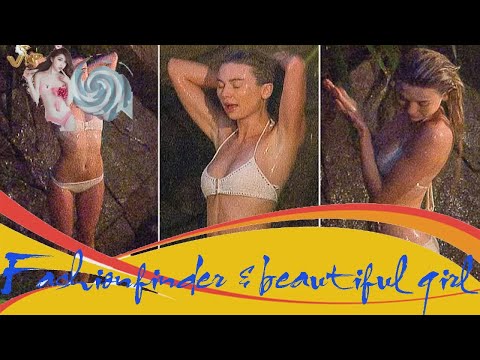 Hot Girl - I'm A Celebrity: Georgia Toffolo showers in white bikini