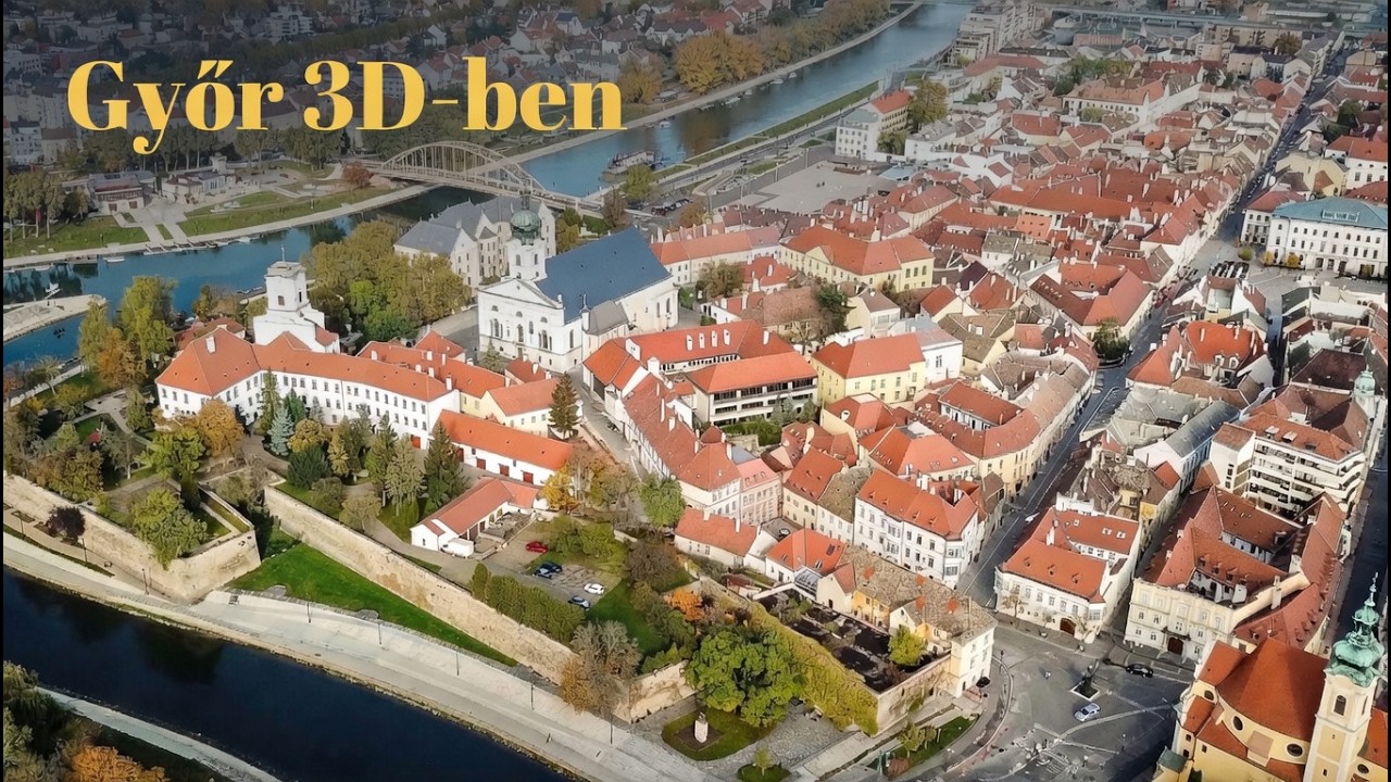 Győr madártávlatból – A folyók városa fentről