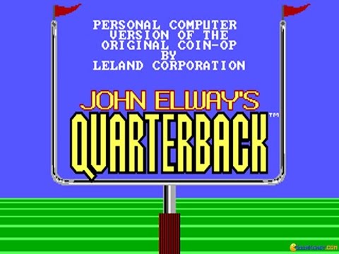 John Elway's Quarterback gameplay (PC Game, 1987)