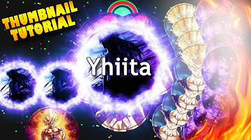 *THUMBNAIL TUTORIAL*! How to make GOOD Agar.io, Alis.io, Gota.io THUMBNAILS! Photoshop Tutorial!