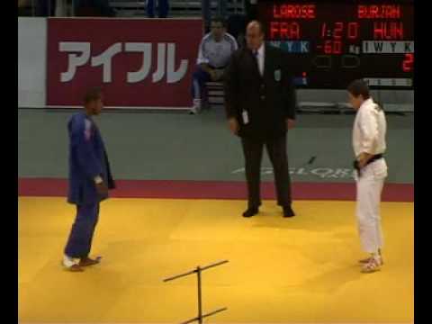 David LAROSE Laszlo BURJAN JUDO FINALE MONDE JUNIO...