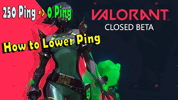 How to reduce/lower your ping in Valorant - Free Lower Ping (Network Optimization) 2021