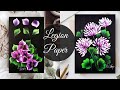 SIMPLE Acrylic PaintingTechnique - Bougainvillea Flower Painting Lesson - Learn to Paint - Floral