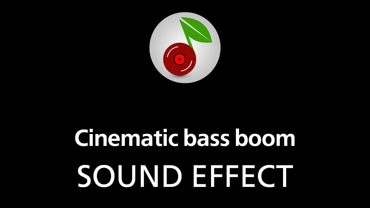 bass boom sound effect