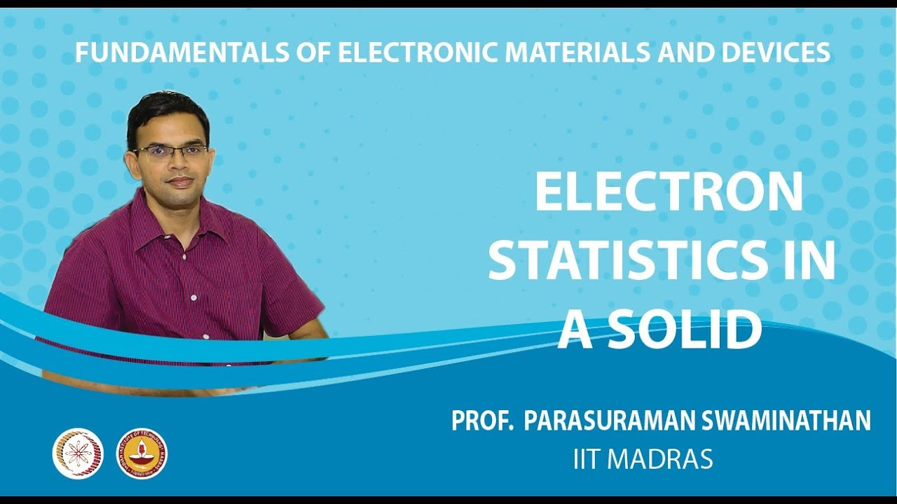 Electron statistics in a solid