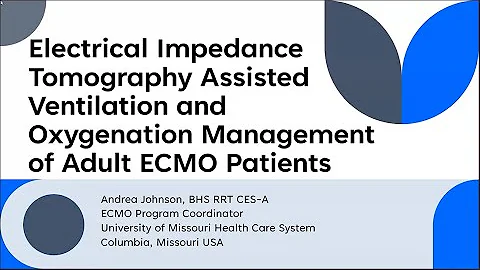 EIT Assisted Ventilation and Oxygenation Management in ECMO patients