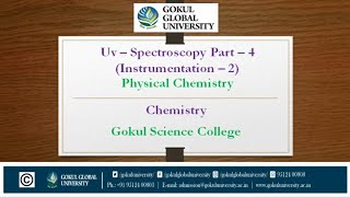 Uv - Spectroscopy Part - 4 (Instrumentation - 2) - Physical Chemistry - GSC