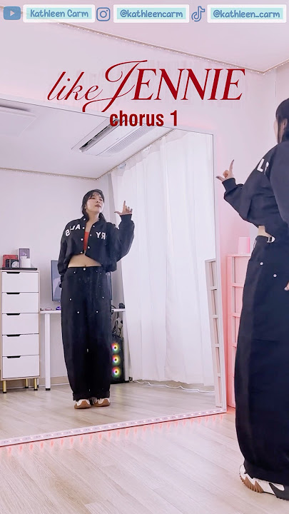 Jennie - Like JENNIE 🔥 chorus 1 #dancecover #dancetutorial