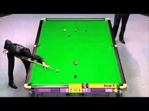 Ding Junhui Fires home his 2nd 147 maximum vs John Higgins at the 2008 UK Championship Part 2/2