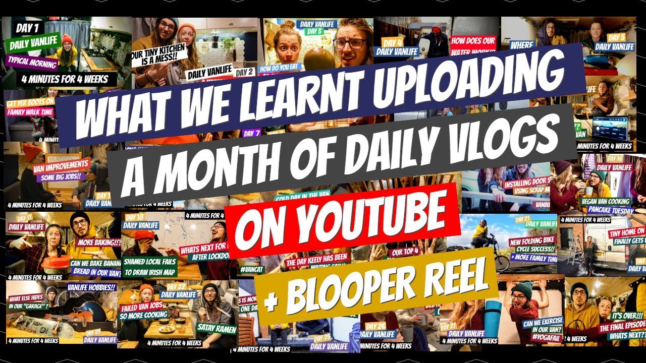 WHAT WE LEARNT uploading a MONTH of DAILY VLOGS | Inc. YouTube Algorithm, Oursleves and Bloopers