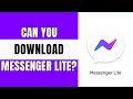 How To Download Messenger Lite App