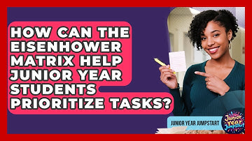 How Can The Eisenhower Matrix Help Junior Year Students Prioritize Tasks? - Junior Year Jumpstart
