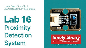 Lab 16: Proximity Detection System - TK57 Reflective Optical Sensor - TinkerBlock UNO R3 Starter Kit