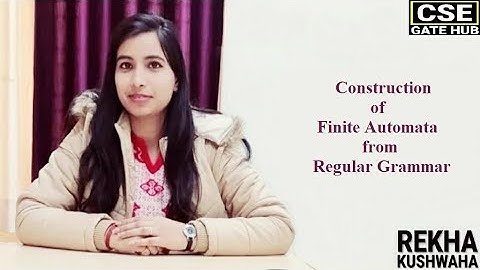 TOC: Regular Grammar part-2 (Construction of Finite Automata from regular grammar) by Rekha Kushwaha