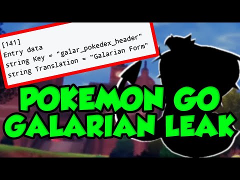 New Galarian Forms In Pokemon Go Pokemon Sword And Shield Leak Pokemon Go Datamine