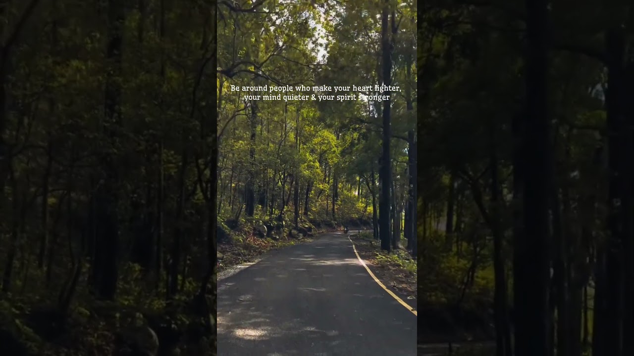 Be around people who make your heart lighter,your mind quieter & your spirit stronger🤍