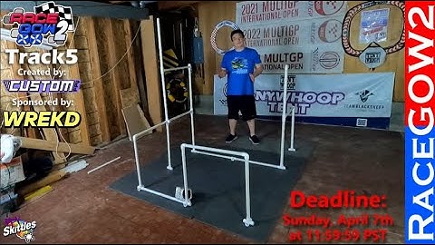 RaceGOW2 Build & Flythrough of Track5: Created by CustomFPV Sponsored by WREKD