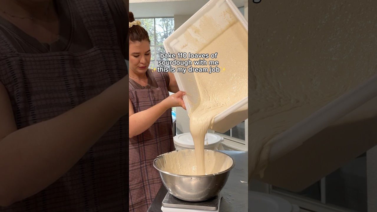 испеките 110 буханок хлеба на закваске вместе со мной | домашняя пекарня | мини-пекарня #закваска