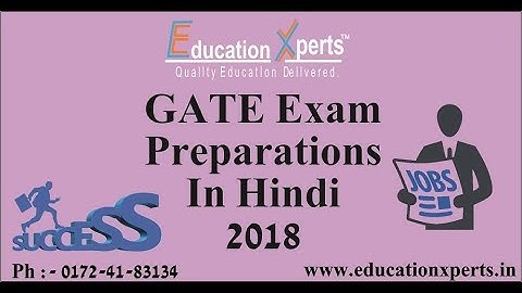 GATE PREPARATION 2018 | Education Xperts