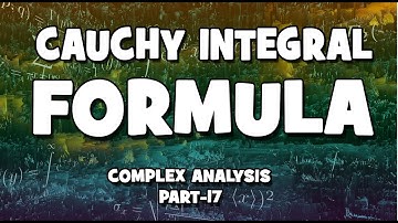 Cauchy Integral Formula (complex analysis part 17) by mathOgenius