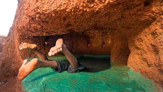 Dig Mountain To Build Cave House and Cave Swimming Pool Part2