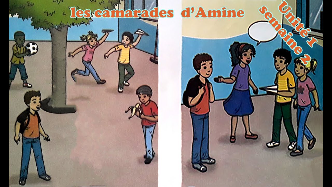 Mes apprentissages 2 AEP - Semaine 3 Dialogue (Les camarades d’Amine