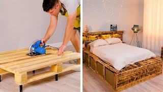 Pallet Furniture Projects for Cheap but Modern Room Makeover