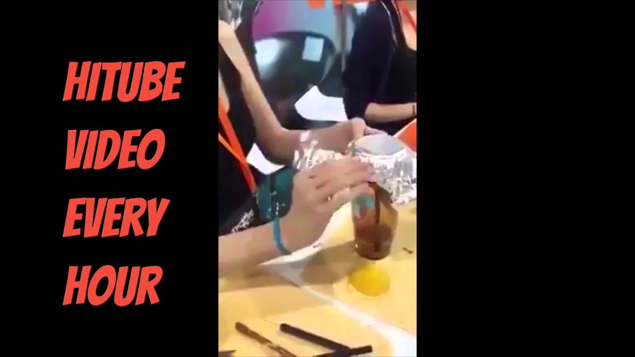 How to make hookah with orange and glass