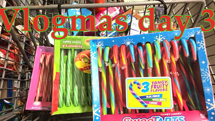Christmas Grocery Shopping Vlogmas Day 3 |Serena A...