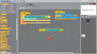 Lego NXT Multiple Sensors with Enchanting