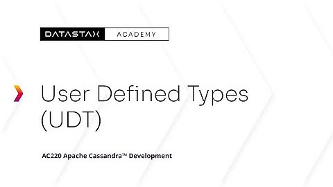 AC220 05 User Defined Types (UDT)