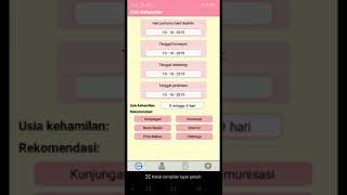 Tutorial Aplikasi Kalkulator Kehamilan Pro screenshot 2