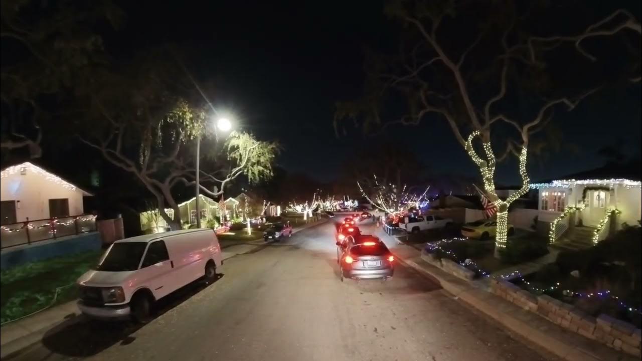 Christmas lights Torrance, California, 2022 Insta360 One RS 1 inch 360 edition YouTube