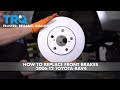 How To Replace Front Brakes 2006-12 Toyota RAV4