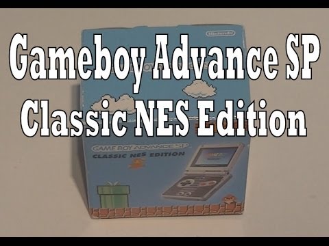 Game Boy Advance SP Classic NES Edition on Make a GIF