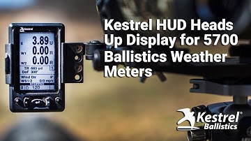 Kestrel HUD Heads Up Display for 5700 Ballistics Weather Meters