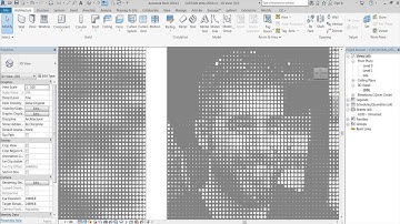 How to make a curtain wall from image in Revit with Dynamo.