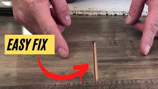 How to Fix Laminate Flooring Gaps - Easily Repair Laminate Planks That Have Separated
